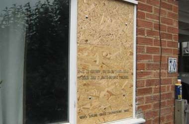 Norfolk Suffolk Locksmith Burglary Boarded Up Window
